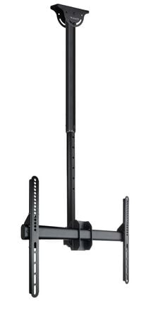 Suporte de Tecto Tooq Tilt Girat&oacute;rio e Extens&iacute;vel 37" a 70" Max. 50kg Preto