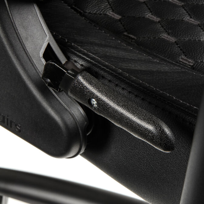Cadeira noblechairs EPIC Real Leather - Preto image number 10