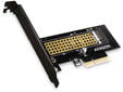 Adaptador PCIe-3.0-x4 AXAGON PCEM2-N, 1x M.2/NVMe/SSD com dissipador passivo image number null