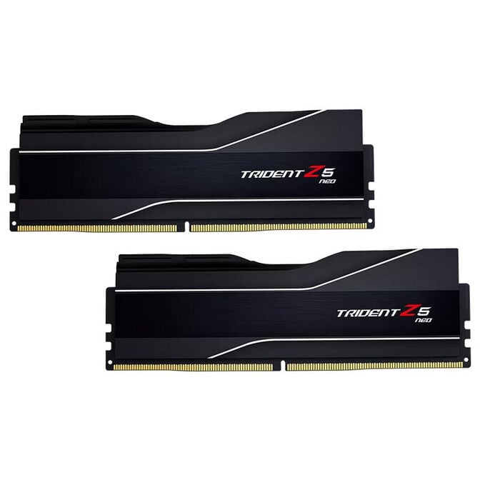 G.Skill Kit 64GB (2 x 32GB) DDR5 6000MHz Trident Z5 Neo EXPO CL32 Black - F5-6000J3238G32GX2-TZ5N image number 0