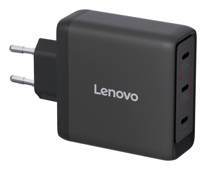 Carregador Lenovo de Parede Multi Portas USB-C 100W Dual GaN + Cabo USB-C 1.8m image number 4