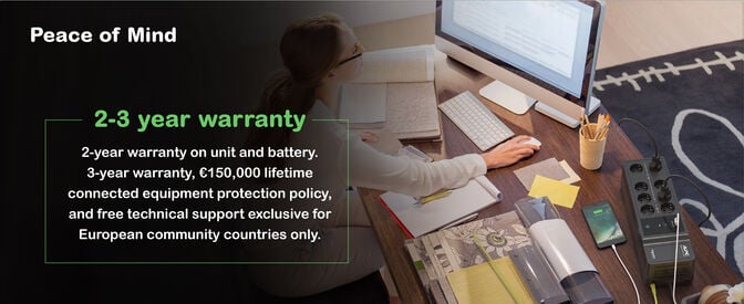 UPS APC Back-UPS 500VA 8 Tomadas Schuko image number 8