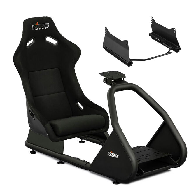 Bundle Nitro Concepts Cockpit S-Racer + Assento R300 + Suporte e Slider image number 0