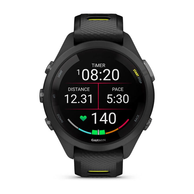 Smartwatch Garmin Forerunner 265S 42mm Preto/Amarelo image number 1