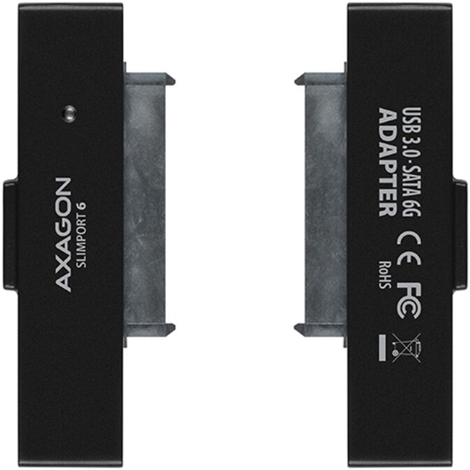 Adaptador AXAGON ADSA-1S6 SLIMPort6, USB 3.0, 2,5" SSD/HDD, SATA 6G - Caixa Inclu&iacute;da image number 2