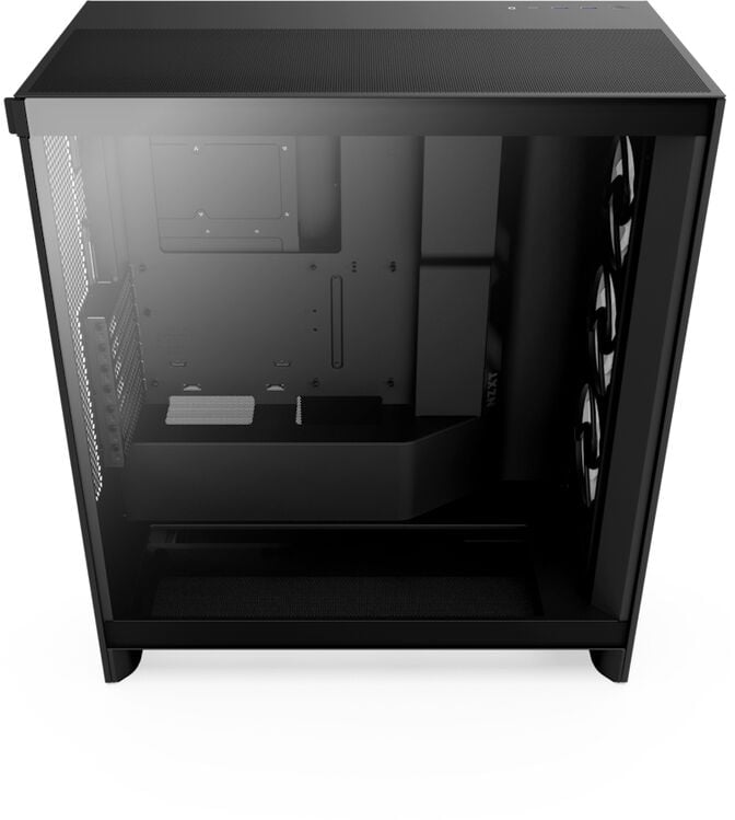 Caixa ATX NZXT H7 Flow RGB Preta Vidro Temperado image number 2