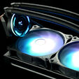 Water Cooler CPU Raijintek Eos RGB Rainbow 240mm image number null