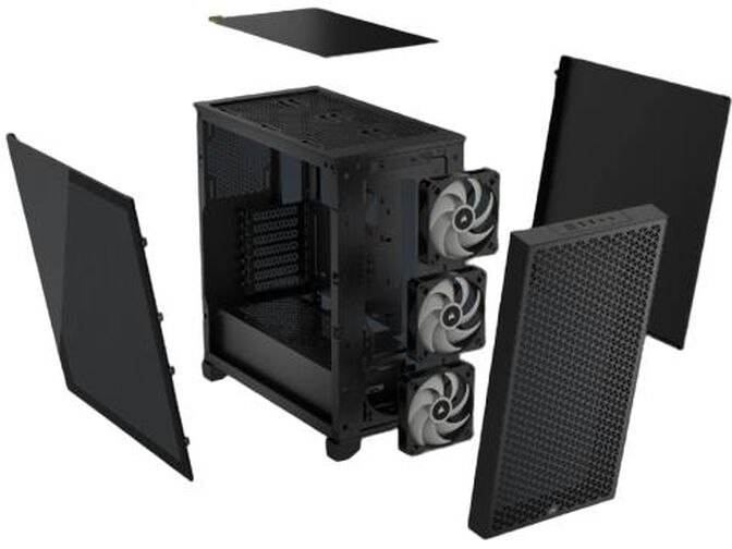 Caixa ATX Corsair 3000D Airflow RGB Preta Vidro Temperado image number 11