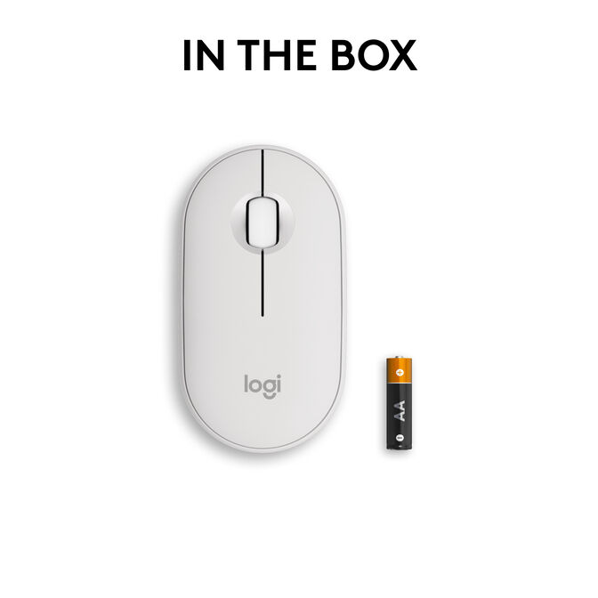 Rato Logitech Pebble 2 M350s Bluetooth Branco image number 9