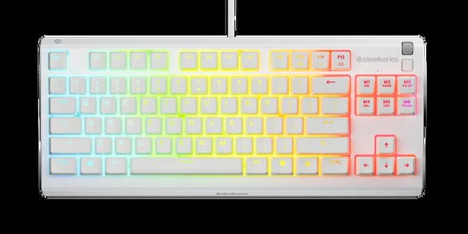 Teclado SteelSeries Apex 3 TKL (US) Branco image number 0