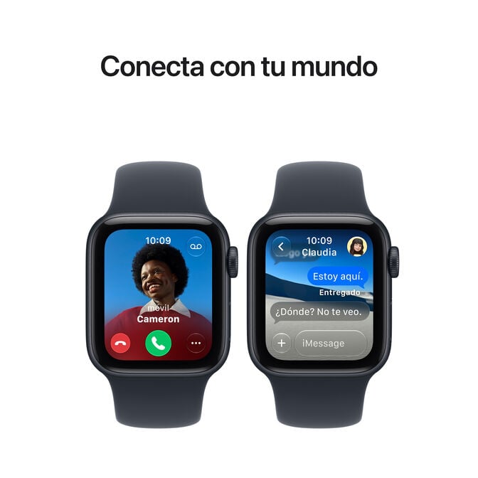 Smartwatch Apple Watch SE 3 GPS 40mm Midnight Aluminium Case with Navy Blue Sport Band - S/M image number 4