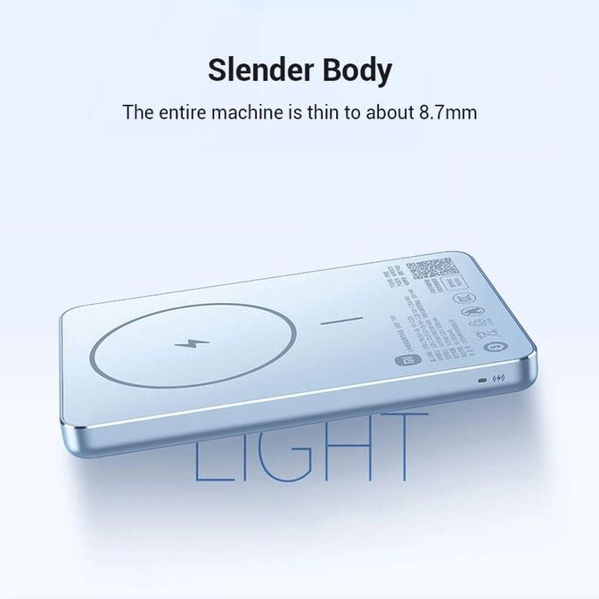 Power Bank Magn&eacute;tica Xiaomi Super Slim 5000 mAh 22.5W Violeta image number 1