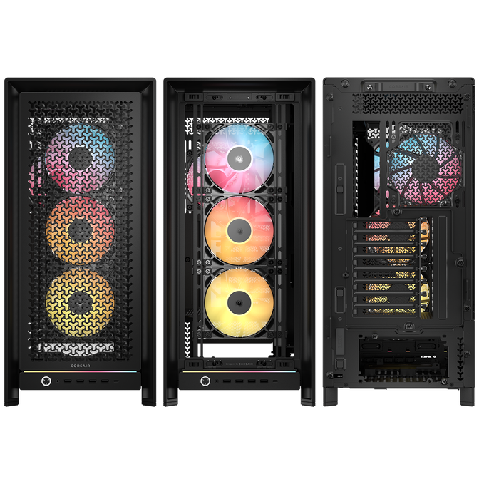 Caixa E-ATX Corsair Frame 5000D RS ARGB Airflow Preto Vidro Temperado image number 7