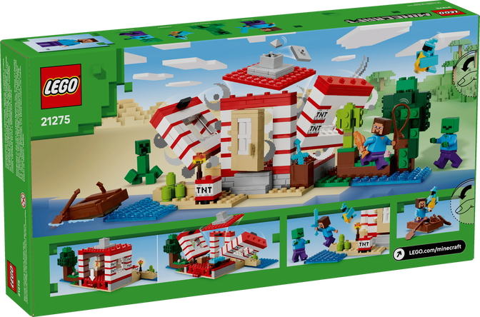 LEGO Minecraft: A Casa TNT da Selva, 287 Pe&ccedil;as (21275) image number 1