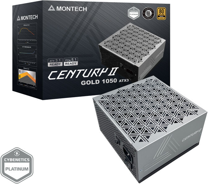 Fonte Modular Montech Century II 1050W 80 Plus Gold ATX 3.1 image number 6