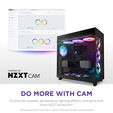 Ventoinha NZXT F360 RGB Core Single-Frame Pretas - Tripla Ventoinha 120mm ( 360mm ) image number null
