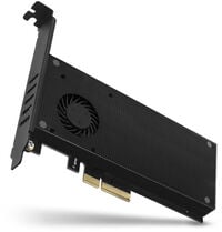Adaptador PCIe 3.0 AXAGON PCEM2-DC  4x - DUAL M.2 SSD (NVMe + SATA), dual voltage