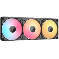 Ventoinha Corsair iCUE Link RX360 II Unified Frame Pretas RGB PWM Tripla Vento&iacute;nha 120mm (360mm)