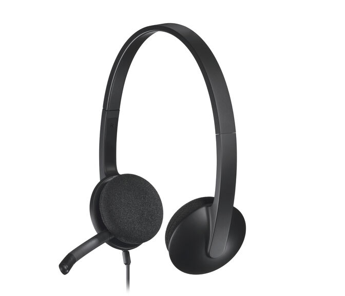 Headset Logitech H340 USB Preto image number 1
