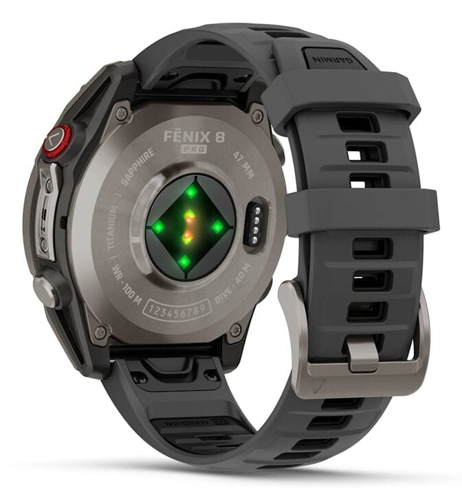 Smartwatch Garmin Fenix 8 Pro AMOLED 47mm Cinzento image number 10