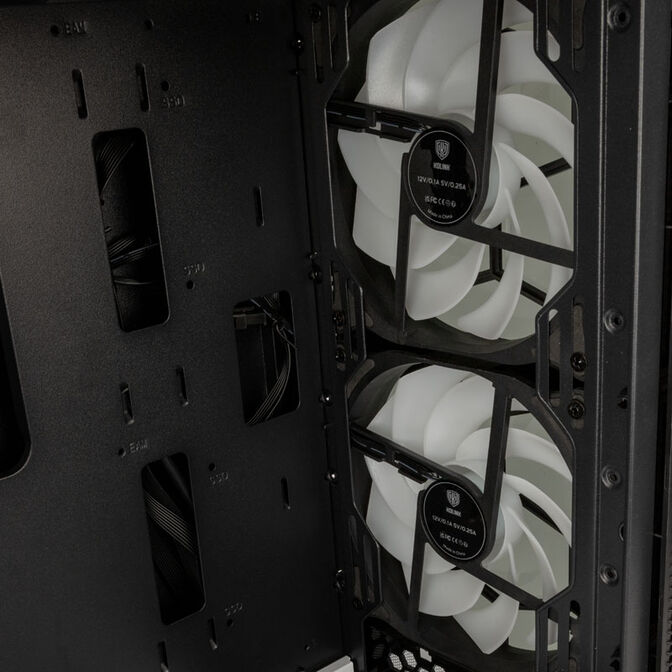 Caixa ATX Kolink Observatory MX Glass ARGB Preto/Branco image number 7