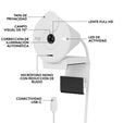 Webcam Logitech Brio 300 Full HD 1080p USB Type-C Branca image number null