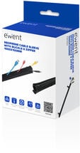 Manga Neoprene Ewent EW1562 p/ Organizar Cabos com Fecho 1000x100mm Preta image number null