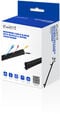 Manga Neoprene Ewent EW1562 p/ Organizar Cabos com Fecho 1000x100mm Preta