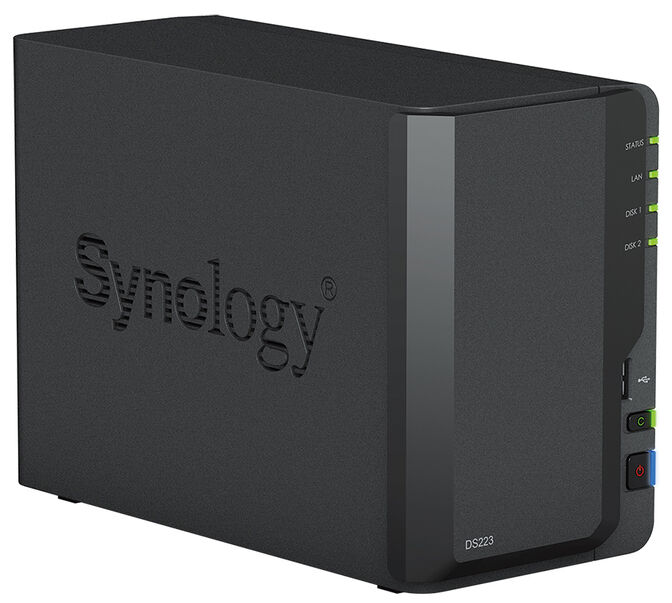 NAS Synology Disk Station DS223 - 2 Ba&iacute;as - 1.7GHz 4-core - 2GB RAM image number 4