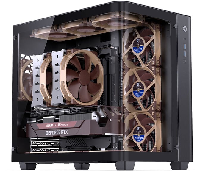 Caixa ATX Jonsbo TK-3 Vidro Temperado Preto image number 6