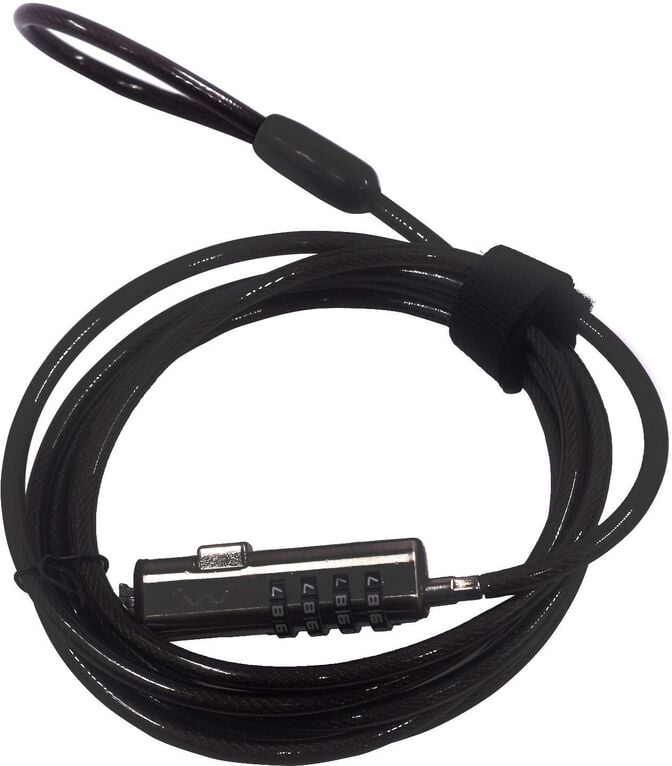 Cabo/Cadeado de Seguran&ccedil;a Ewent EW1238 NanoSaver 1.8m com C&oacute;digo image number 0