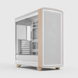 Caixa E-ATX Fractal Design Summit Chalk White TG Clear Tint image number null