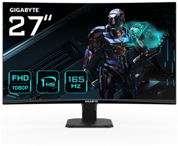 Monitor Gigabyte 27" GS27F EK1 IPS FHD 165Hz 1MS image number 0