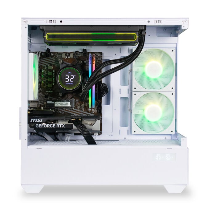Computador AURA Gamer-PC Ryzen 5 5600 32GB DDR4 1TB RTX 5060 WiFi W11 image number 1