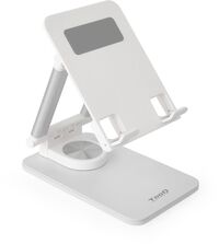 Suporte de Mesa Tooq Rotativo Ajust&aacute;vel p/ Tablet Max. 13" Branco