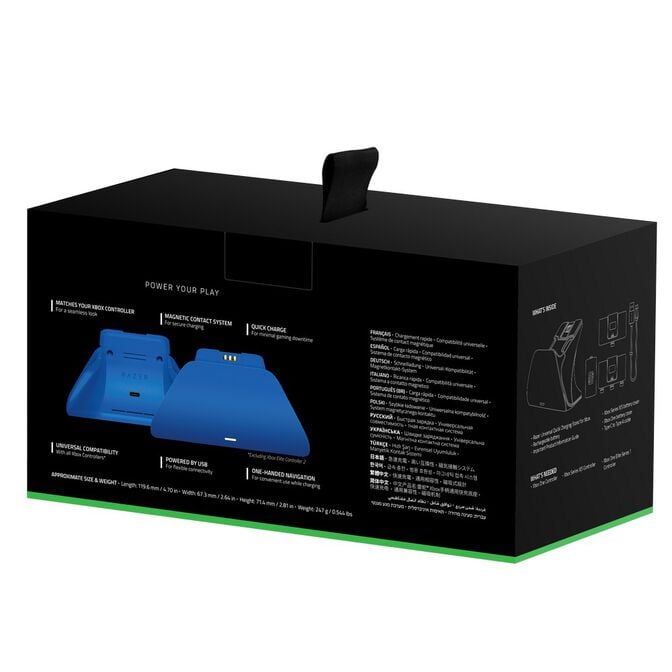 Suporte de Carregamento Razer Universal Quick Charging Stand para Xbox Shock Blue image number 5