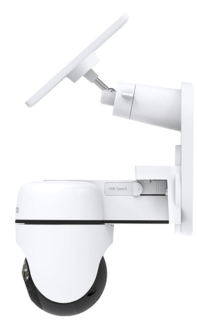 C&acirc;mara de Seguran&ccedil;a TP-Link Tapo TC90 KIT 2K 3MP Pan/Tilt Outdoor IP65 Security Wi-Fi com Bateria + Painel Solar Tapo A201 image number 2