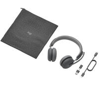 Headset Logitech Zone Wireless 2 UC Bluetooth ANC Grafite