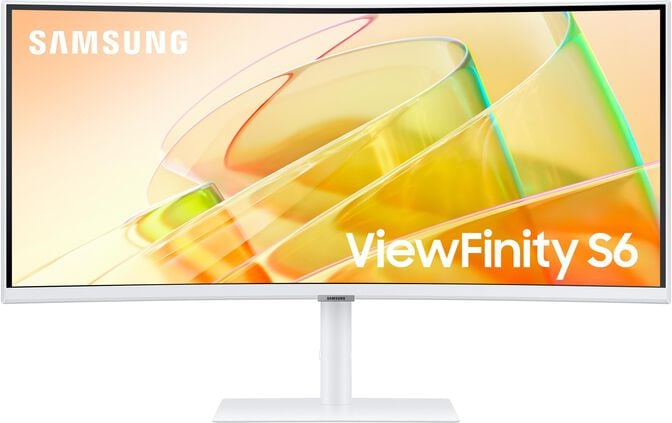 Monitor Curvo Samsung ViewFinity S6 34" S65TC VA UWQHD 100Hz FreeSync Thunderbolt 4 KVM Branco image number 0