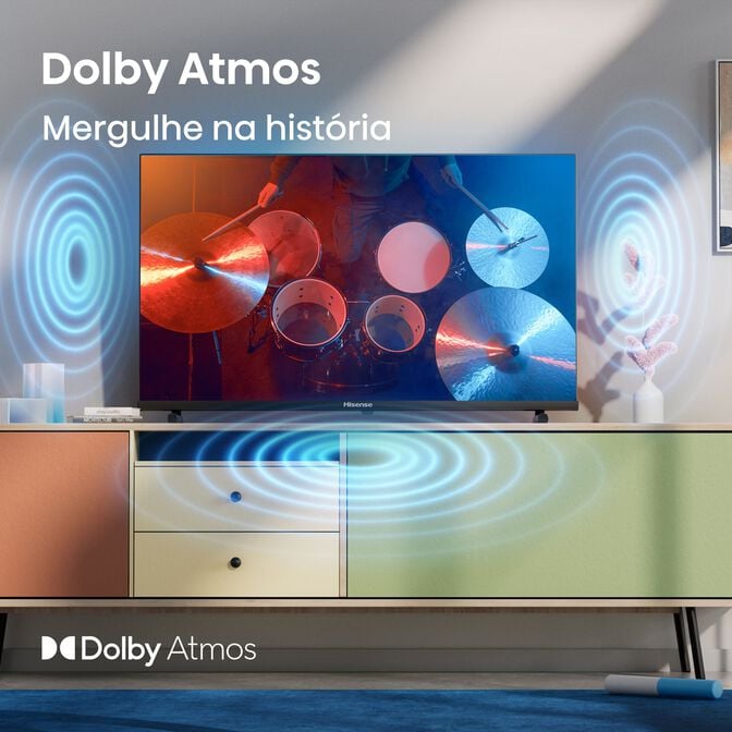 Televis&atilde;o Hisense 32A5Q 32" QLED Full HD VIDAA image number 2