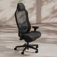 Cadeira Ergon&oacute;mica Fractal Design Refine 2 Mesh Dark image number null