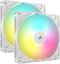 Ventoinha Corsair RS140 ARGB PWM Branca 140mm (Pack 2)