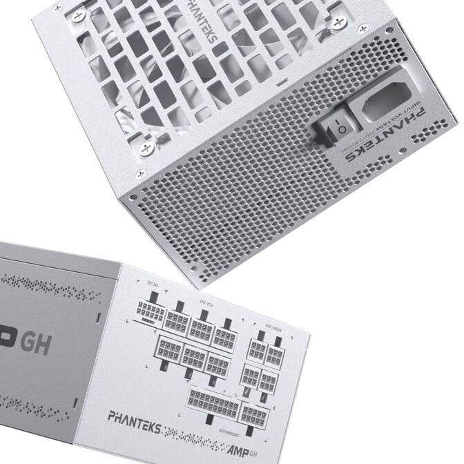Fonte Modular Phanteks AMP GH V2 ATX 3.1 PCIe 5.1 1000W Platinum Branca image number 4