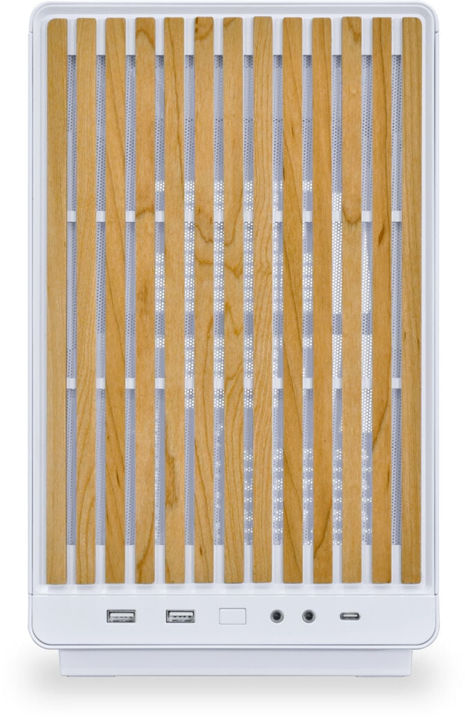 Caixa Micro-ATX Lian Li x Dan Cases A3 Branca Madeira image number 6