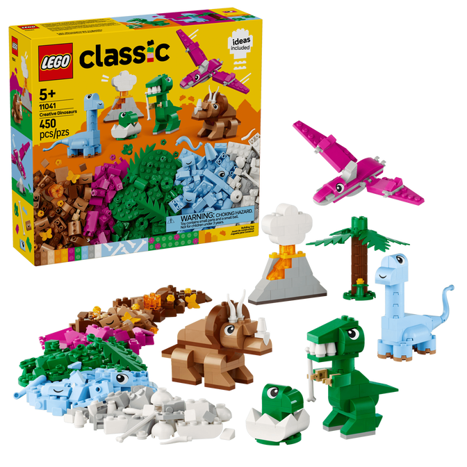 LEGO Classic: Dinossauros Criativos, 450 Pe&ccedil;as (11041) image number 0