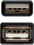 Cabo USB 2.0 Nanocable USB-A M/F 1.8 M Preto image number null