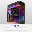 Caixa ATX NZXT H6 Preta Vidro Temperado image number null