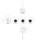 Cubo Nanocable com 3 Tomadas 3 USB com interruptor Branco image number null