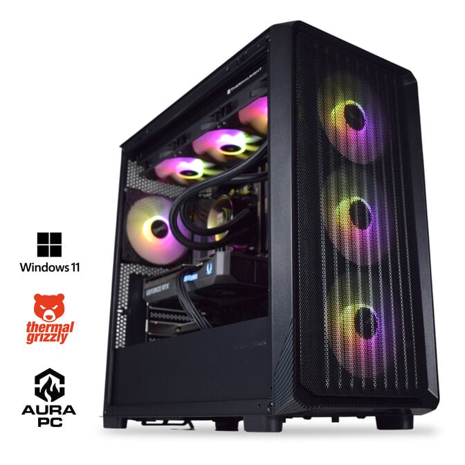 Computador AURA Gamer-PC Ryzen 7 7800X3D 32GB DDR5 1TB RTX 5070 WiFi W11 Bonus