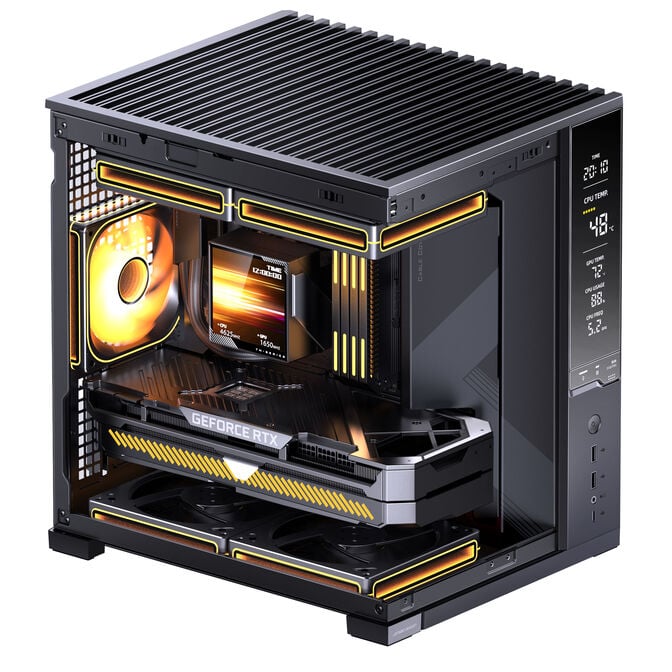 Caixa Micro-ATX Jonsbo D34 Vidro Temperado Preto image number 6